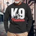 Entrenador K9 Gestore Allenatore Formazione Cane K9 Maglietta a maniche lunghe Regalos para ancianos
