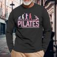Evoluzione Pilates Donna Simpatica Fitness Maglietta a maniche lunghe Regalos para ancianos