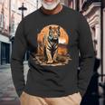 Fabled Tiger Dynasty Langarmshirts Geschenke für alte Männer