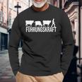 Fahrungskraft Cows Cattle Farmers S Langarmshirts Geschenke für alte Männer