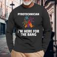 Fireworks Pyrotechnic Pyrotechnic Pyro Langarmshirts Geschenke für alte Männer