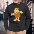 The Flintstones Barney Rubble Classic Pose Maglietta a maniche lunghe Regalos para ancianos
