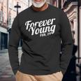 Forever Young 29 Febbraio Anno Bisestile 2024 Maglietta a maniche lunghe Regalos para ancianos