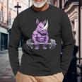 Forte Rhino Powerlifting Fitness Gym Maglietta a maniche lunghe Regalos para ancianos