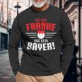 Franke Kein Bayer Franken Middle Franken Dialect Langarmshirts Geschenke für alte Männer