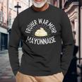 Früher War Mehr Mayonnaise Saying Langarmshirts Geschenke für alte Männer