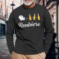 Christmas Reindeer Renbier Langarmshirts Geschenke für alte Männer