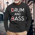 Drum And Bass Rum And Ass Lovers Maglietta a maniche lunghe Regalos para ancianos