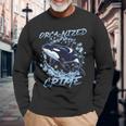 Orca Animal Orca-Nized Crime Long Sleeve T-Shirt Gifts for Old Men