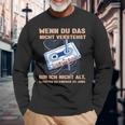 Saying Band Salad 80S 90S Retro Cassette Langarmshirts Geschenke für alte Männer