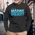 Future Marine Biologo Oceano Studente Biologia Regalo Maglietta a maniche lunghe Regalos para ancianos