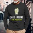 Gin Tonic Alcol Dicendo Gruppo Sanguigno Gin Positivo Maglietta a maniche lunghe Regalos para ancianos
