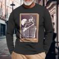 Gli Amanti Tarocchi Carta Tarocchi Occulti Goth Astrology Maglietta a maniche lunghe Regalos para ancianos