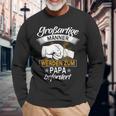 Großartige Männer Werden Zum Papa Beförderen Father Langarmshirts Geschenke für alte Männer