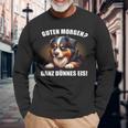 Guten Morgen Ganz Dünnes Eis Australian Shepherd Aussies Langarmshirts Geschenke für alte Männer