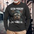 Guten Morgen Morgenmuffel Yorkshire Terrier Langarmshirts Geschenke für alte Männer