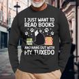 Hang Out With My Tuxedo Cat Owner Tuxedo Cat Lover Long Sleeve T-Shirt Gifts for Old Men