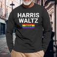 Harris Waltz 2024 Gay Pride Lgbt Wahl Harris Waltz 2024 Langarmshirts Geschenke für alte Männer