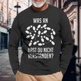 Was Hast Du Nichterstanden Tanzenschritte Tanzen Tänzer Langarmshirts Geschenke für alte Männer