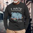 I Hate Morning People And Mornings And People Koala Bear Maglietta a maniche lunghe Regalos para ancianos