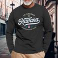 Havana Cuba Cubanisitintage Retro Travel Maglietta a maniche lunghe Regalos para ancianos