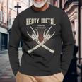 Heavy Metal Rocker Punk Rock Musica Hard Rock Maglietta a maniche lunghe Regalos para ancianos