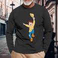 Heidi Peter Sprung Cartoon Tv Series Langarmshirts Geschenke für alte Männer