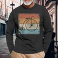 High Wheel Retrointage Bike Cyclist Langarmshirts Geschenke für alte Männer