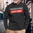 Hinten Steht Auch Was Lustiger Cooler Saying Langarmshirts Geschenke für alte Männer