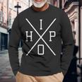 Hip-Hop X Hiphop Rap Music Merch Oldschool Hip X Hop Langarmshirts Geschenke für alte Männer