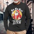 Ho Ho Hol Mir Mal Ein Bier Christmas Father Christmas Langarmshirts Geschenke für alte Männer