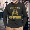 Hombre Tractor Tractorista Estoy En Mi Oficina Agricultor Camiseta de manga larga Regalos para ancianos