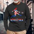 Hrvatska Croatia Croatia Football Team Croatia Croatia Football Langarmshirts Geschenke für alte Männer