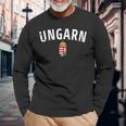 Hungaryintage Hungary Hungarian S Langarmshirts Geschenke für alte Männer