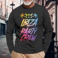 Ibiza Party Crew Colorato Maglietta a maniche lunghe Regalos para ancianos