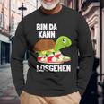 Ich Bin Da Kann Losgehen Schildkröte Sneakers Zu Lät Kommen Langarmshirts Geschenke für alte Männer