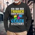 Ich Bin Der Trainer Handball Sport Spieler Hanballer Langarmshirts Geschenke für alte Männer