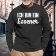 Ich Bin Ein Essener Essen Souvenir German Cities Langarmshirts Geschenke für alte Männer