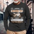 Ich Bin Ein Motorrad Papa Wie Ein Normaler Papa Nur Cooler Langarmshirts Geschenke für alte Männer