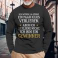 Ich Bin Ein Winner Diet Lose Weight Nutrition Langarmshirts Geschenke für alte Männer