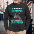 Ich Bin Elektriker Ich Finde Immer Eine Lösheit Ich Bin Elektriker Ich Finde Langarmshirts Geschenke für alte Männer