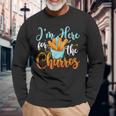 Ich Bin Hier Für Die Churros Liebt Nachtisch Mexikanisches Essen Churros Langarmshirts Geschenke für alte Männer