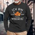 Ich Bin Schon Wieder Totally Unterschnitzelt Schnitzel Fleisch I'm Langarmshirts Geschenke für alte Männer