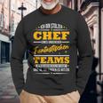 Ich Bin Stolzer Chef Eines Unheuer Fantastische Teams Job S Langarmshirts Geschenke für alte Männer