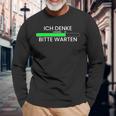 Ich Denke Informatiker It Nerd Itler Programmer Langarmshirts Geschenke für alte Männer