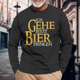 Ich Gehe Jetzt Bier S Langarmshirts Geschenke für alte Männer