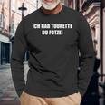 Ich Hab Tourette Du Fotze Slogan Langarmshirts Geschenke für alte Männer