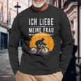 Ich Liebe Meine Frau Wenn Sie Mich Radfahren Lässt Lässt Langarmshirts Geschenke für alte Männer