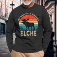 Ich Mag Halt Einfach Moose Animal Slogan Elk Langarmshirts Geschenke für alte Männer