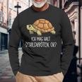 Ich Mag Halt Schildkröten Ok Langarmshirts Geschenke für alte Männer